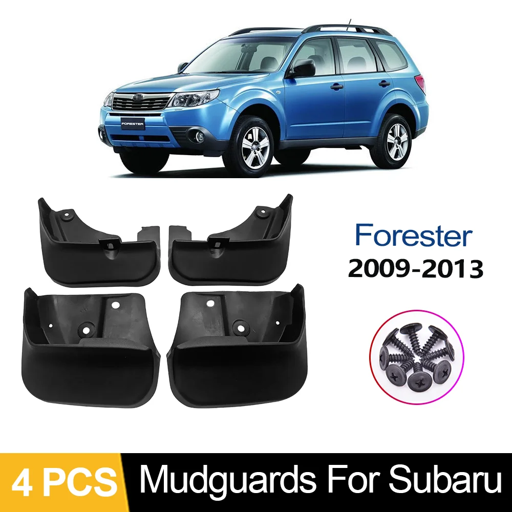 

4Pcs For Subaru Forester 2009-2013 Car Mudflaps Mud Guards Antifreeze Flaps Splash Guards Mudguards Front Rear Wheel Fender