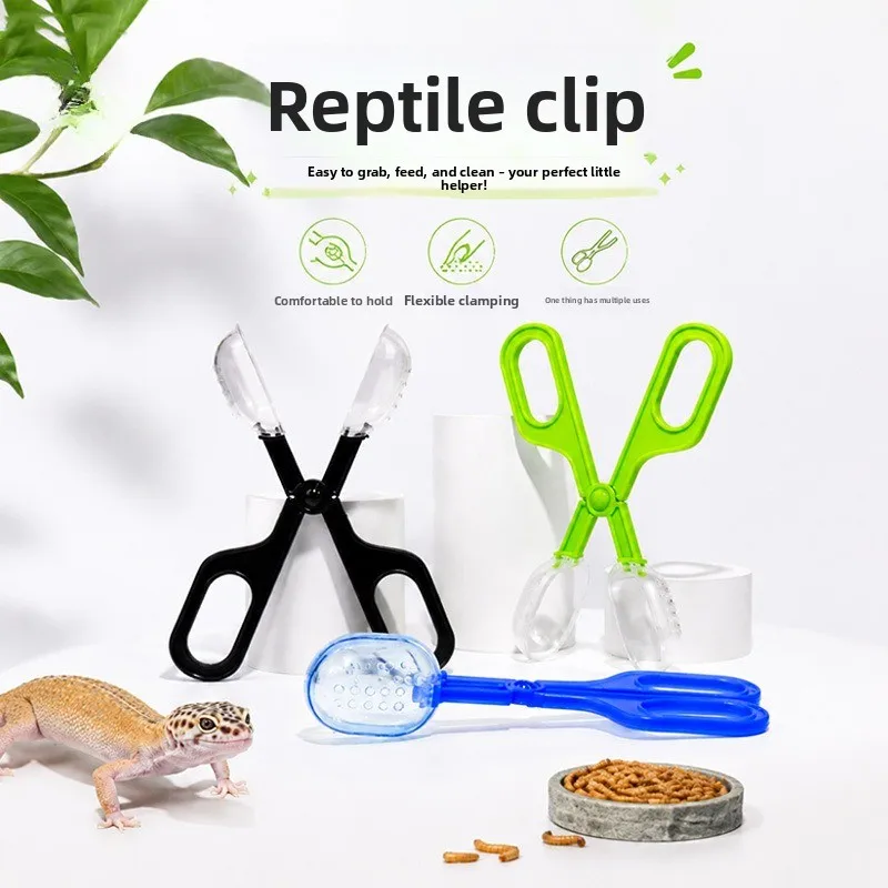 Bug Catcher Scissors Tong Clip Insect Picker Tool for Kids Outdoor Explorer Beach Shell Reptile Feeding
