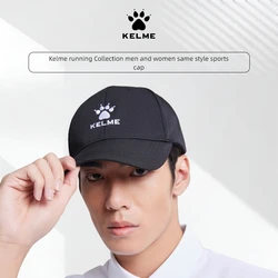 KELME-러닝 캡, 남성 햇빛 차단용 모자, 여성용 여름 스포츠 양산, 자외선 차단 여름 모자, 캐주얼 모자 브랜드