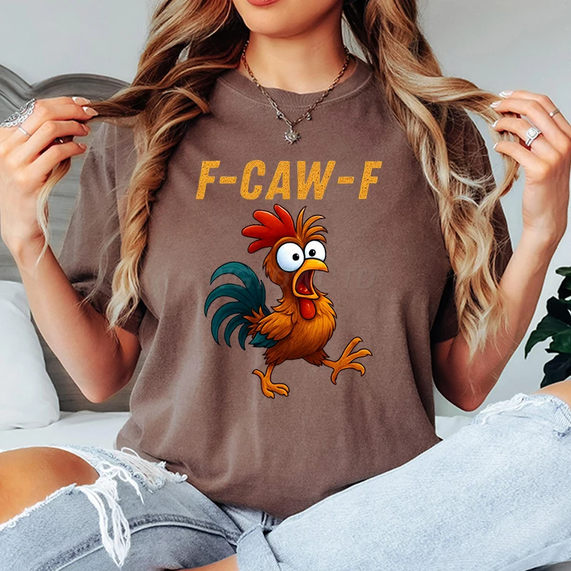 

Trending Unisex Tee Shirt Farm Chicken Vintage T Shirts for Men Women Chicken Lovers Gifts Silly Farm Animal Graphic Tee Top