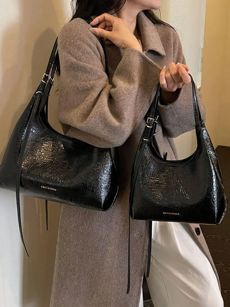 retro-casual-versatile-handheld-tote-bag-women's-fashion-commuter-shoulder-crossbody-bag-simple-design-high-end-feeling