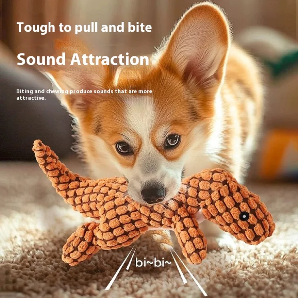 

Pets Dog Chew Stuffed Funny Dinosaur Shape Cats Corn Wool Vocal Toy Apply To Training Exercise Simulation Animal Chihuahua Toys