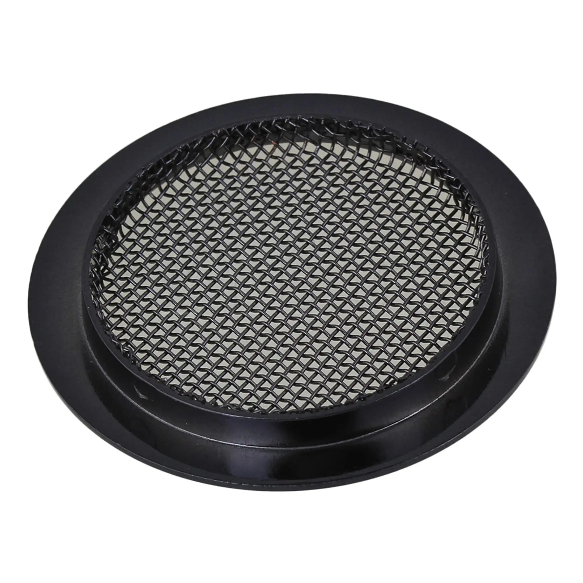 Yibuy 8 PCS Black 2.36inch Dia Dobro Guitar Resonator Screen Speaker Grille Sound Hole Cover