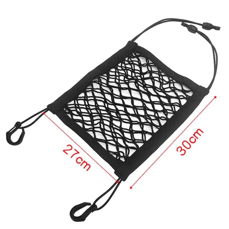 Car Organizer Net Storage Car Seat Back Stowing mesh Accessories For Chrysler Aspen Pacifica PT Cruiser Sebring Town Country