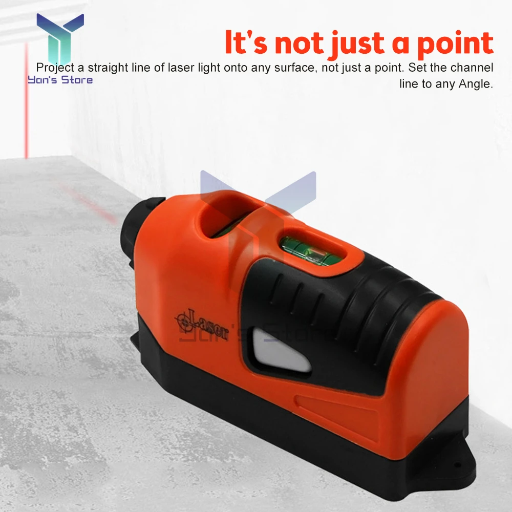 Mini Laser Level Vertical Spirit Tool Laser Level Laser Straight The Laser Guided Level Line Measurement Gauge Tool