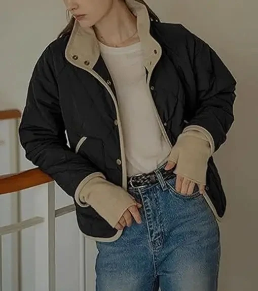 

Casual Lightweight Cotton for Autumn and Winter Women's Clothing Daily Clothing New Style Woman Fashion Thermal Coat