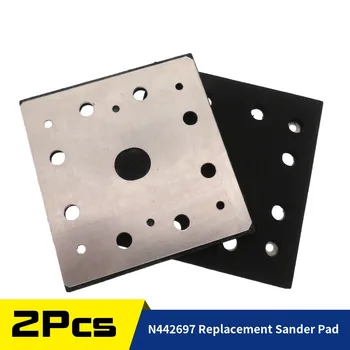 2 pacote 105*115mm n442697 substituição sander almofada placa de apoio montagem para dwe6411 DWE6411-AR DWE6411-B2 folha lixadeira orbital