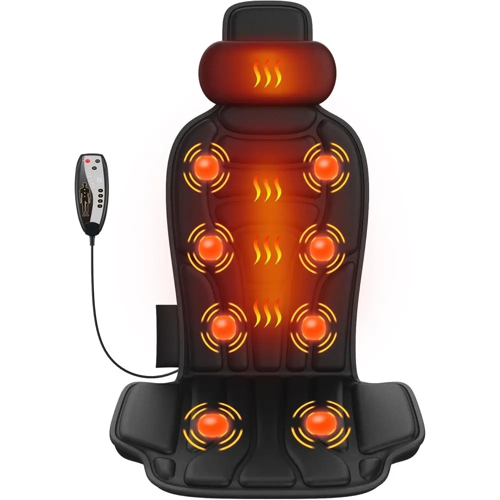 

Heated Vibration Massage Pad with 5 Modes and Adjustable Heat for Chair, Day or Night Use