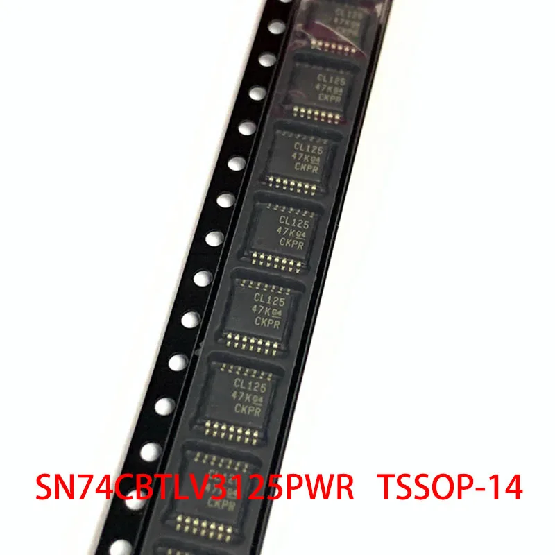 5~10PCS/LOT SN74CBTLV3125PWR CL125 TSSOP-14 Analog Switches IC New and Original