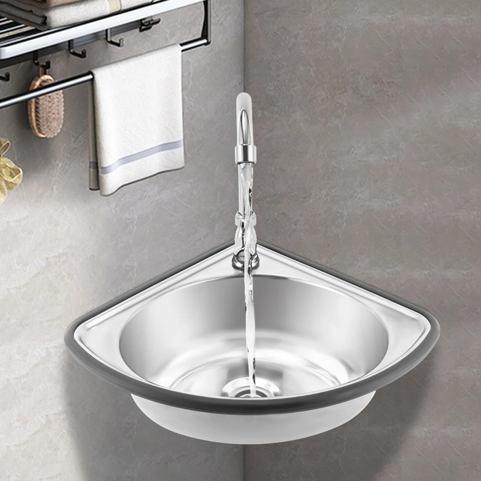 Hand Wash Sink Corner Basin Triangular Hand Basin Sink