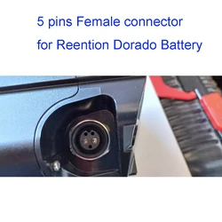 Reention Dorado Max Plus Pro Mini E-bike battery 5 pins female connector
