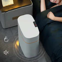 13/16L Intelligent Trash Can Smart Sensor Dustbin Electric Automatic Rubbish Can USB Waterproof Garbage Waste Bin Home Induction