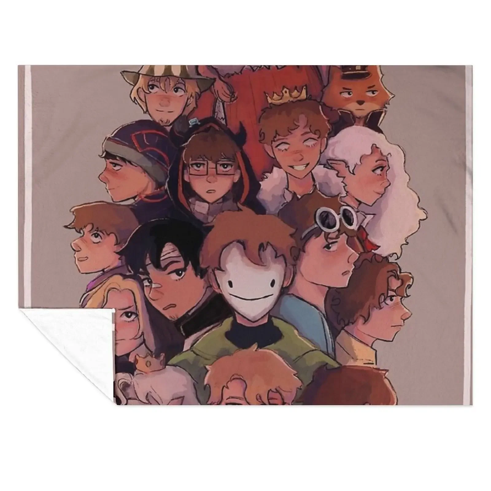 

Dream Smp Awesome Throw Blanket Decorative Sofas Thin Soft Plush Plaid christmas gifts Blankets