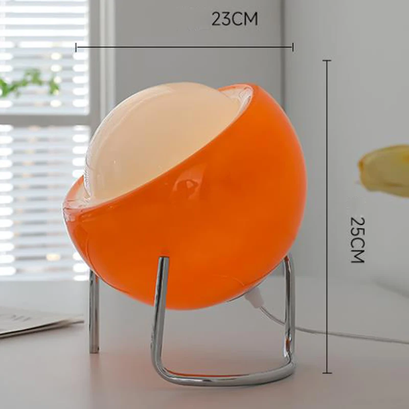 Middeleeuwse Bauhaus Indoor Tafellamp Woonkamer Slaapkamer Nachtkastje Glas Creatieve Decoratie Bureaulamp Nordic LED Retro Nachtverlichting