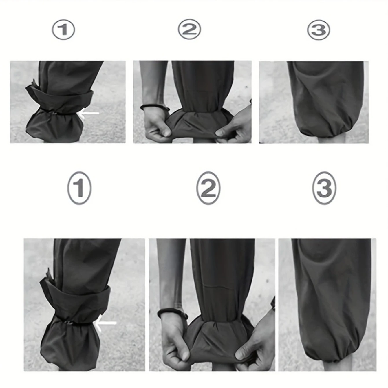 4 Farben für Stiefel, elastische Seile, Outdoor-Radsport-Beinbinder, Bindekordel, Beinfixierseil, Vorhangbindeseile – Detail 2