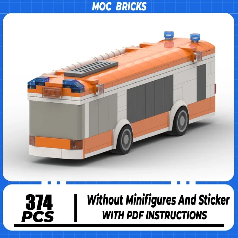 Moc Building Blocks Car Series Large Urban Rescue Vehicles Model Technology Bricks City Cars DIY Holiday Construction Toys