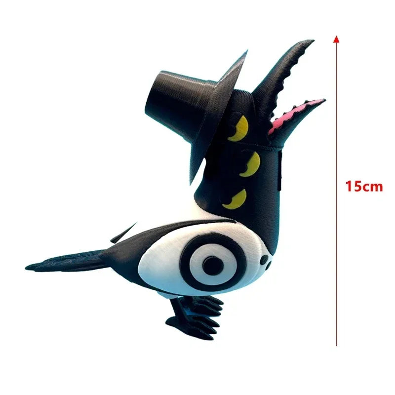 الطيور الحيوان تأثيري الغراب الدعامة شيطان 2025 الكرتون التلفزيون الصيادين حلية الدعائم هالوين زي اكسسوارات الخيال وتتسابق الطرف #6