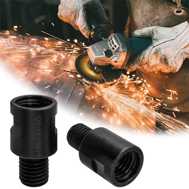 ABJO-2Pcs 5/8 Polegada-11 para m14 adaptador ângulo moedor rosca conversor adaptador conector de eixo para brocas de núcleo de diamante