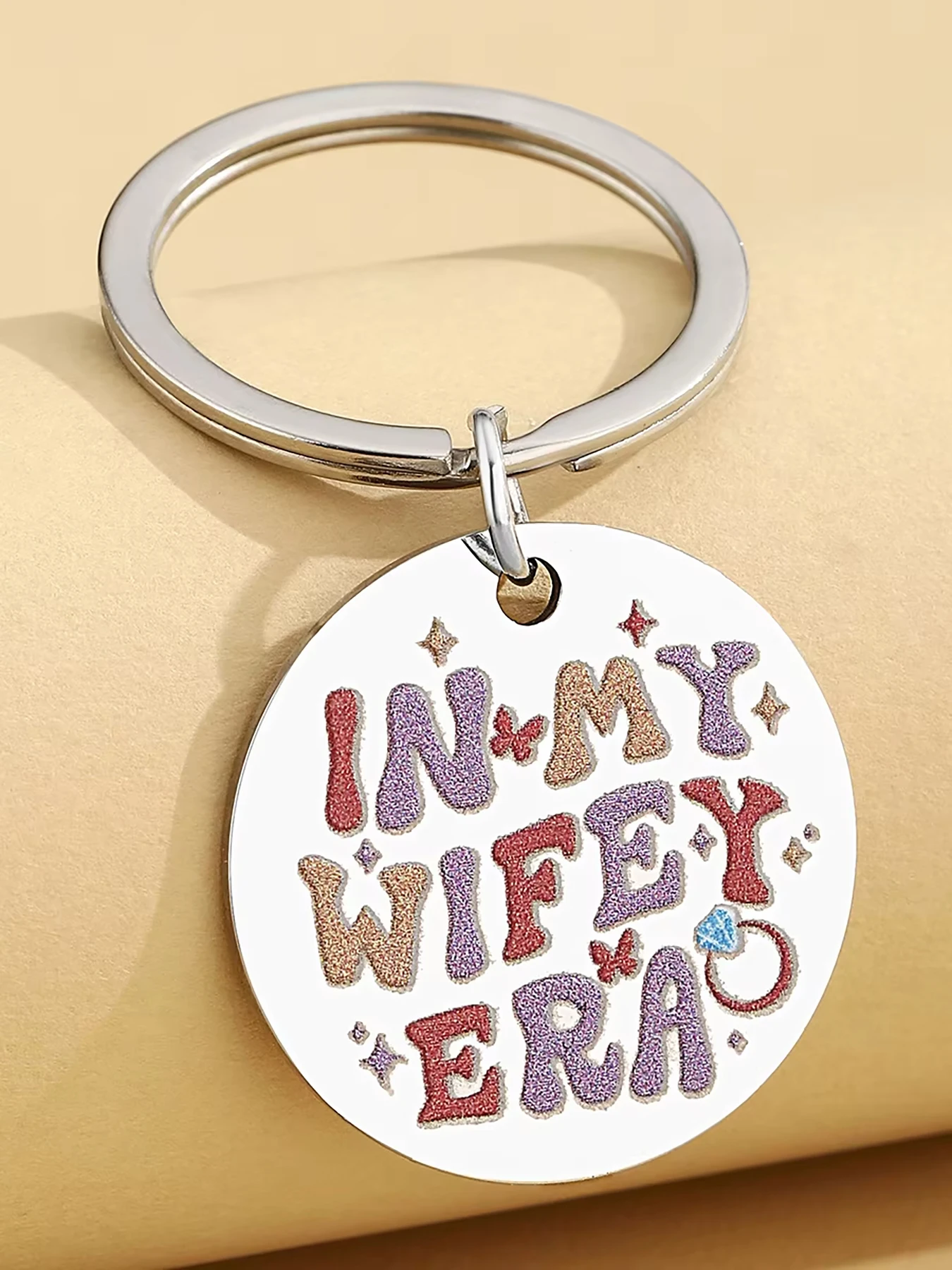 "My Wife Era" Keychain, Ideal for Bridal Showers, Bachelorette Parties, Weddings, Engagements & Couple Gifts