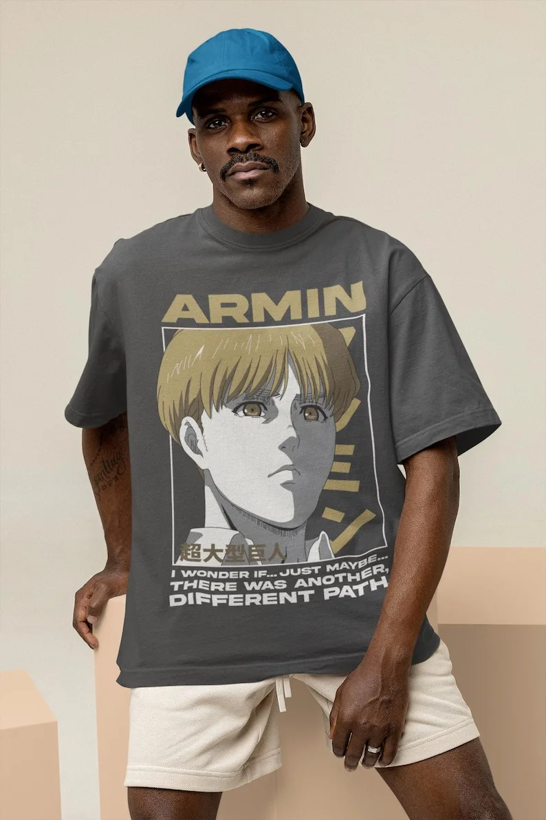 Strategist Hero Unisex T-shirt - Epic Anime Manga Apparel, Japanese Tactical Genius Design, Post-Apocalyptic Style, Courag