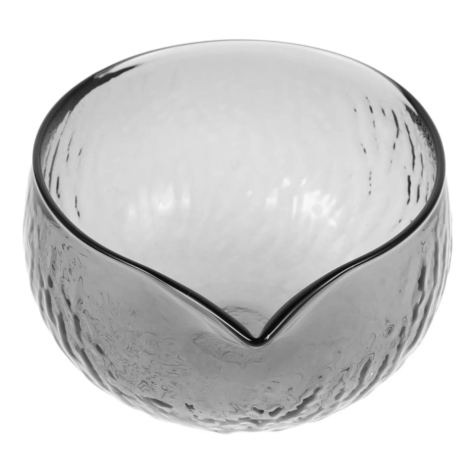 Japanese Style Glass Matcha Bowl Clear Spout Tea Mixing Bowl Traditional Tea Ceremony Accessory Matcha Tray Glass Teacup