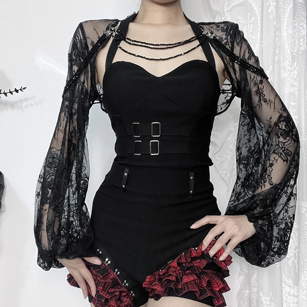 Womens New Hot Girl See-through Cover-up Casual Temperament Sexy Lace Shawl