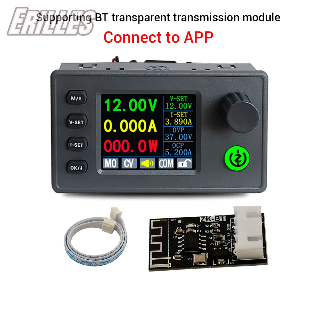SK150C カラースクリーン CNC リフト電圧調整可能な DC 電圧レギュレータ電源 CC CV 充電モジュール 40V 8A 150 ワット