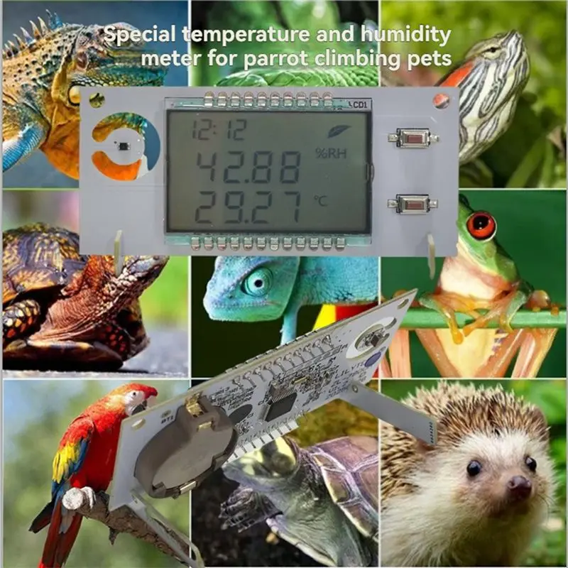 PORK-LILYTECH ZL-7800A Digital Thermometer Hygrometer For Parrot Hatching For Pharmacy Incubator Accurate Monitoring Calibrating