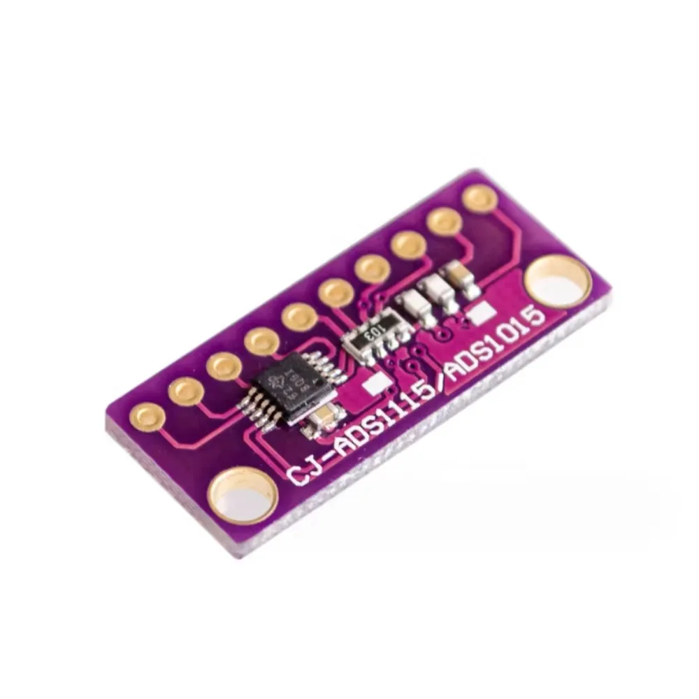 10 قطعة/الوحدة الأرجواني GY-ADS1015 البسيطة 12 بت الدقة التناظرية إلى الرقمية محول ADC مجلس التنمية وحدة
