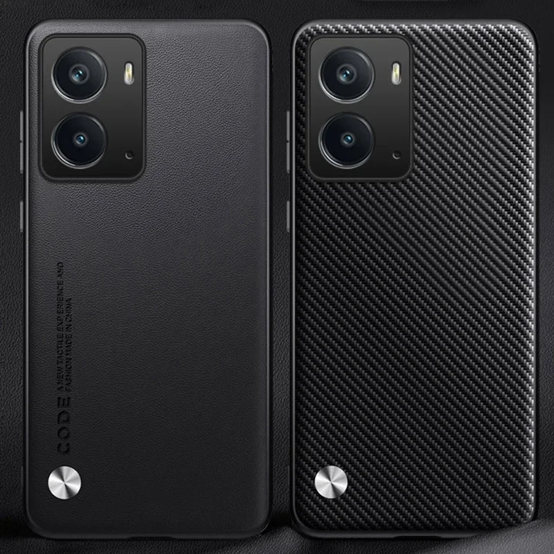 Custodia per Realme Neo 7X Custodia in pelle PU in fibra di carbonio per Realme GT Neo7 SE GT7 Pro Racing Anti-shock Custodia morbida per paraurti
