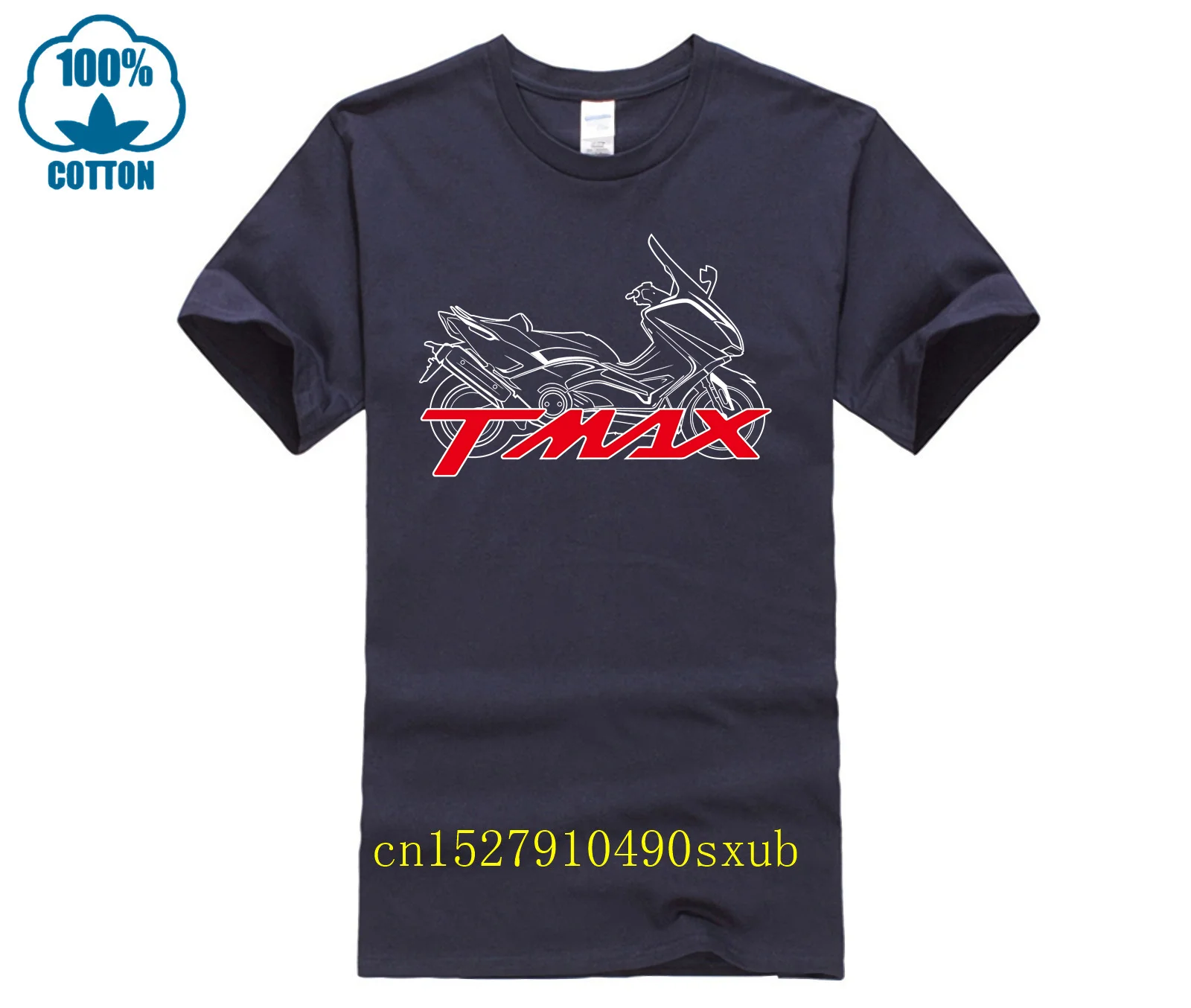 T Shirt Customised Tmax S M L XL XXL Man Maxi Scooter Line