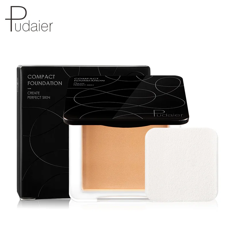 New Soft Natural Makeup Powder for Face Oil-control Mineral Face Powder Compact Foundation translucent powder Pressed With Puff