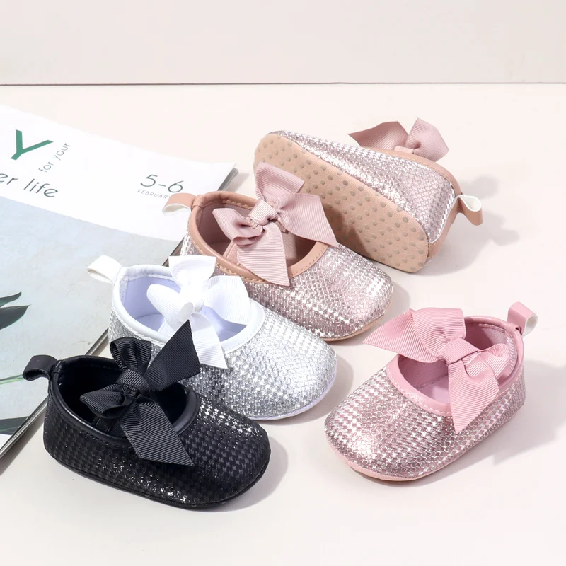 

2025 Hot Selling Baby Girls Princess First Walking Indoor Outdoor Toddler Shoes Fully Paved with Diamonds Design For 0-18M Baby