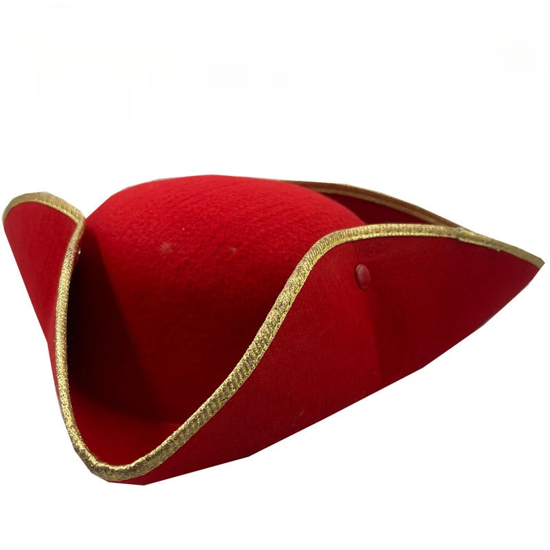 Halloween Pirate Captain Dressed As Adult Children Cosplay Props Party Performance Pirate Captain Party Hat Headdress view 4