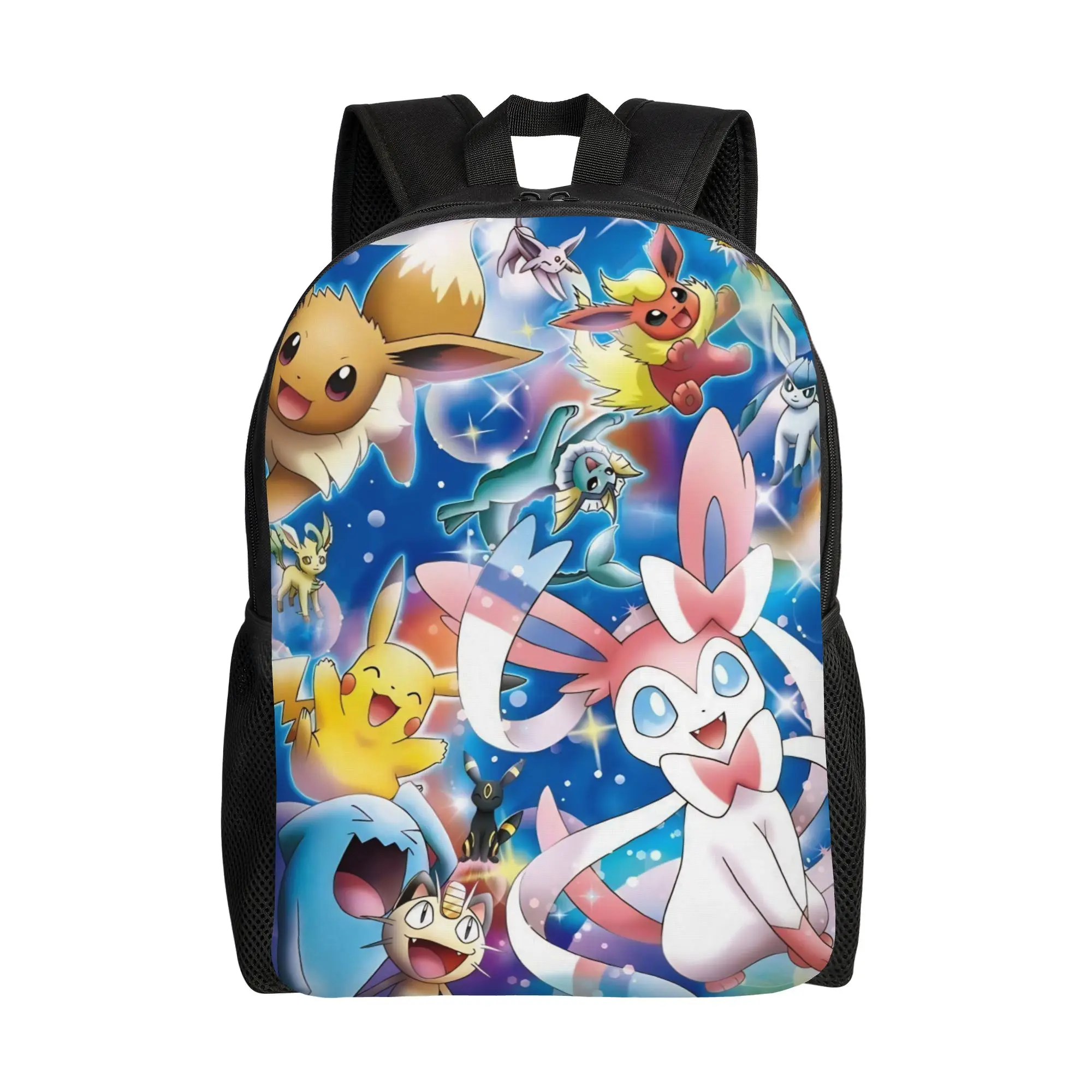

Pokemon Cartoon Classical Backpack Sports Student Hiking Travel Cute Game Daypack for Men Women College Shoulder Bag