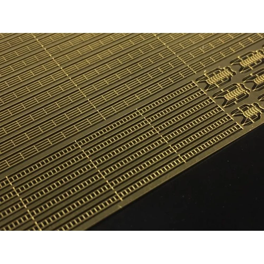Copper Etched Railing Components for 1:700 Scale For model Ships Supporting Accurate Representation of Real Shipboard Features