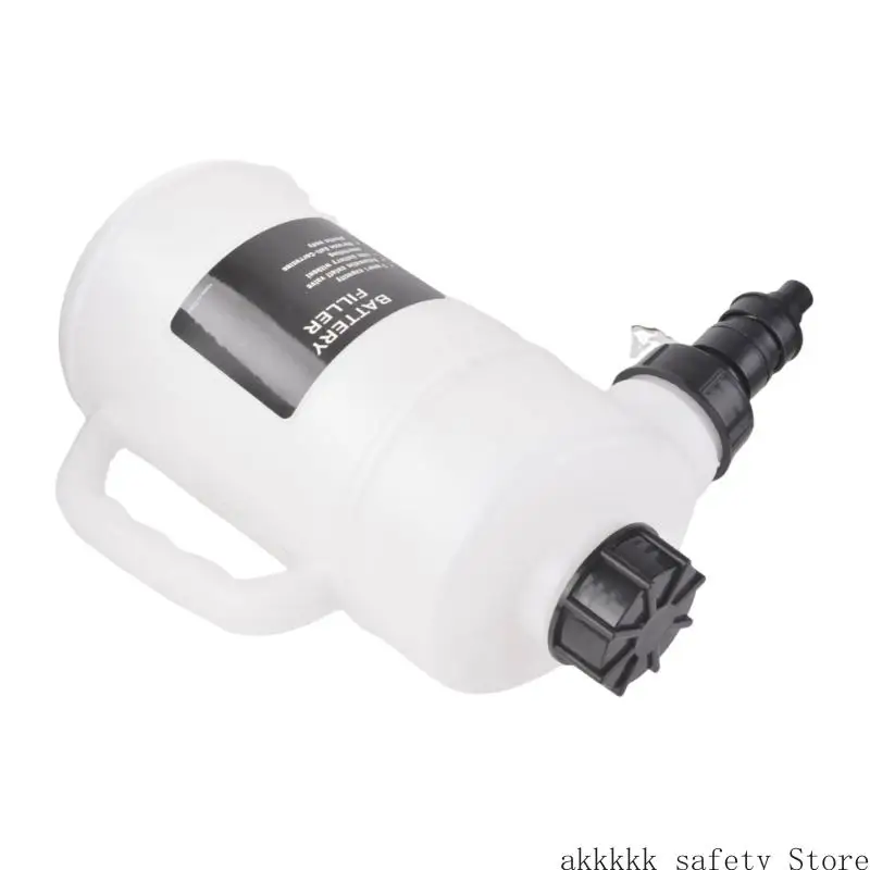 XXFF Professional Battery Maintenance Jugs 2L Capacity Automotive Fluid Dispenser with Comfortable Side Handles for Vehicles