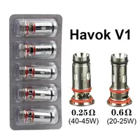 OEM Havok Coil Mesh 0.25ohm UN2 DTL 0.6ohm 1.0ohm MTL RDL Coils Head for Havok V1 Cartridge System Device