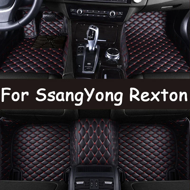 

Автомобильные коврики для SsangYong Rexton Y400 2018 2019 2020, 5-местные грязеотталкивающие накладки, ковры, чехлы, автомобильные аксессуары для интерьера