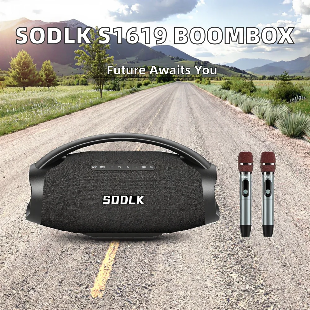 

Sodlk S1619 320W Super Bass Stereo For Bluetooth Speaker Portable Waterproof For Outdoor Indoor Home Theatre Karaoke Mobile
