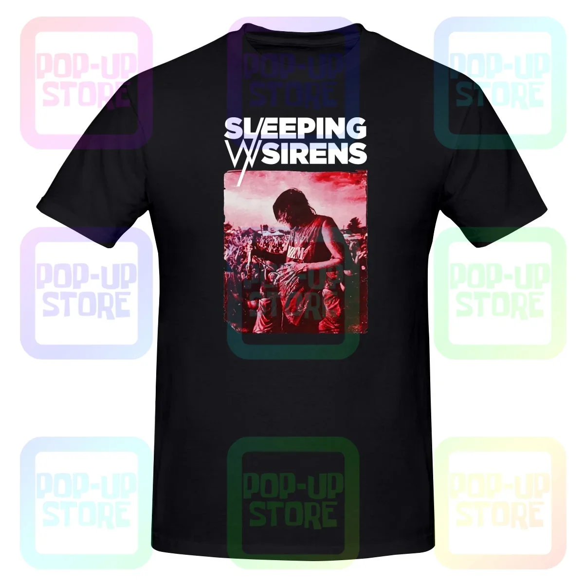 Sleeping With Sirens Kellin Quinn Shirt T-shirt Tee Pop Print Harajuku High Quality