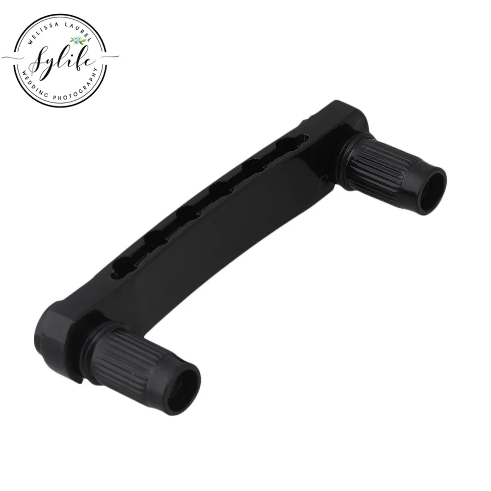 BLACK STOP BAR TAILPIECE & ANCHORS FOR Electric Guitar