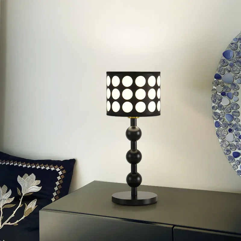 ABEL Contemporary Creativity Table Lamp American Retro Art Living Room Study Villa Hotel Bedroom LED Bedside Desk Light