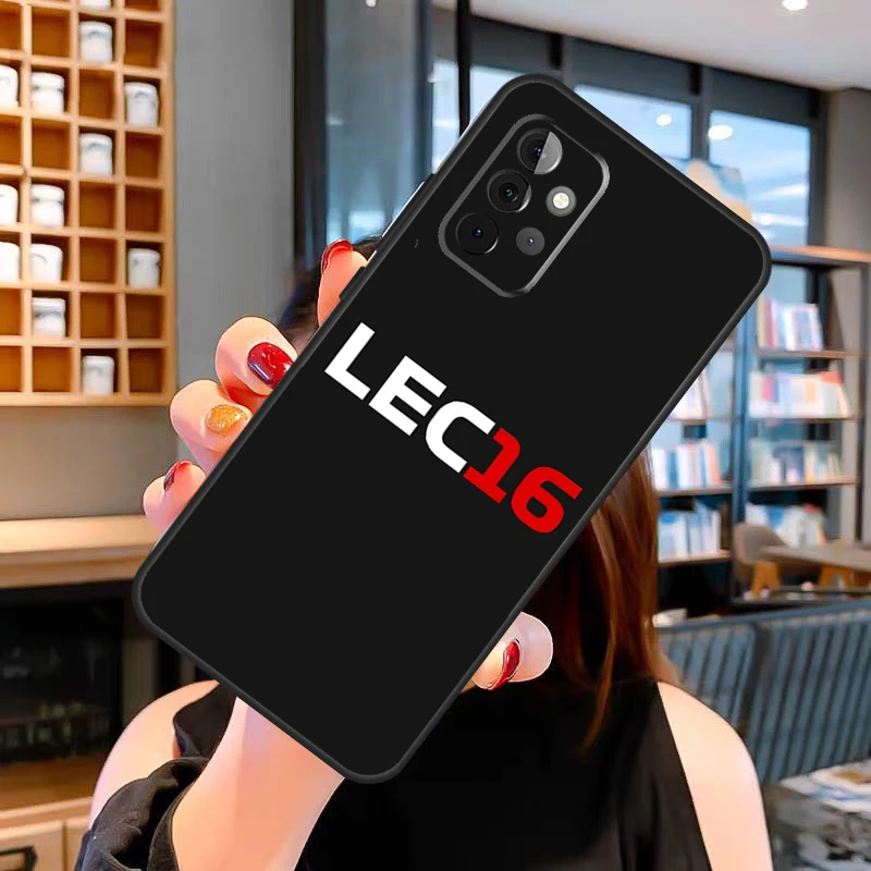 تشارلز لوكلير 16 F1 2022 حافظة لهاتف سامسونج جالاكسي A14 A34 A54 A52 A32 A42 A22 A12 A51 A71 A13 A33 A53 A52S