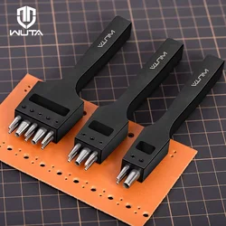 WUTA Replaceable Brogue Style Leather Hole Punches Flower Eyelet Puncher Removable Punching Tools For DIY Shoes/Belt/Watch Strap