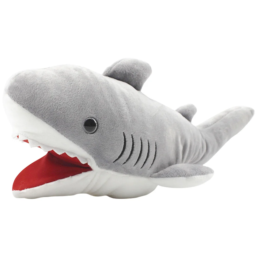 1pc Shark Hand Puppet Animal Hand For Kids Durable Early Education Role Play Storytelling Performance Prop Interactive Learning