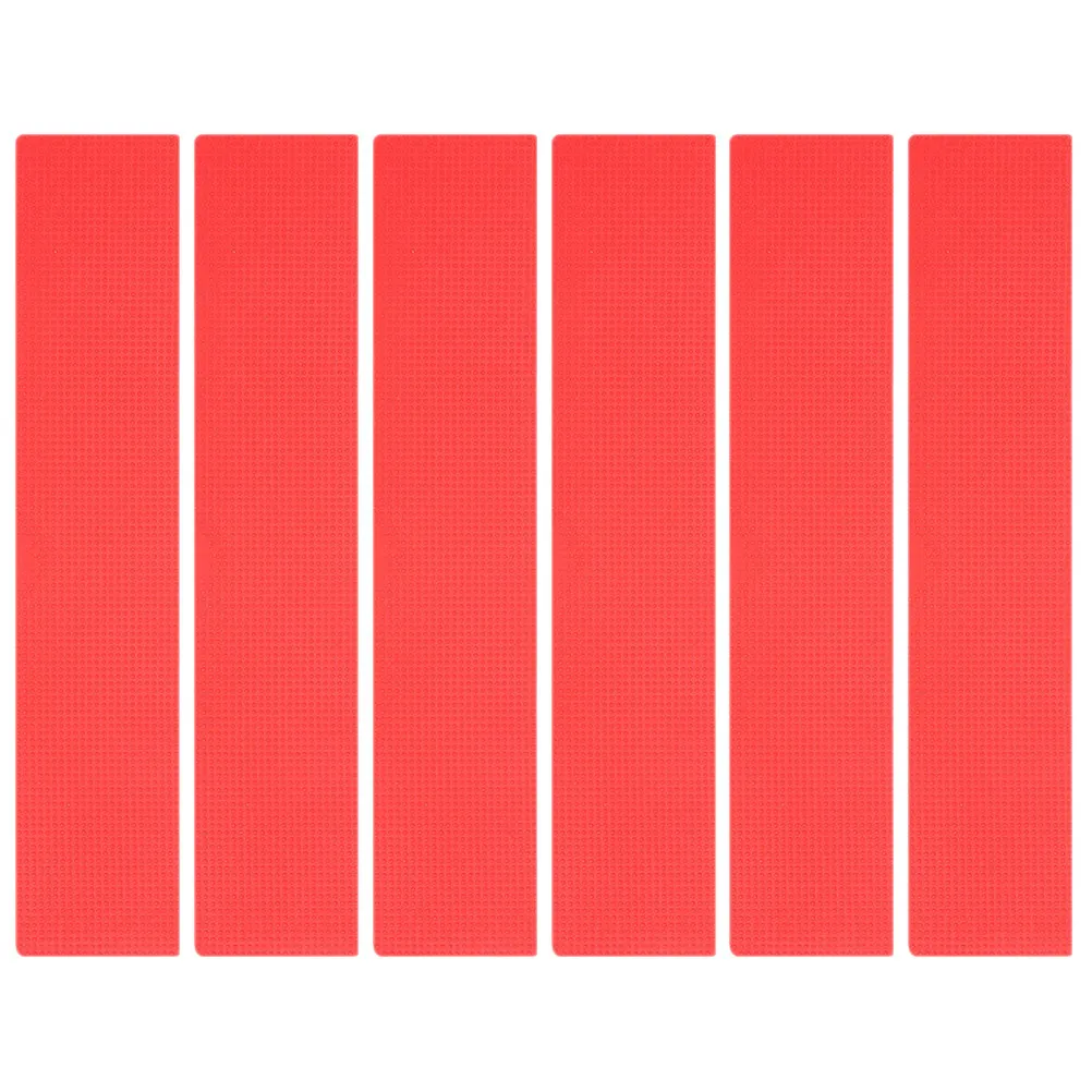 

6Pcs PVC Court Markers Tennis Boundary Lines Flat Rectangular Spot Markers Sports Training Equipment Basketball Football Soccer