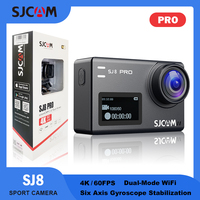 SJCAM SJ8 Pro Action Camera 4K 30fps Ultra HD Waterproof Camera 5G WiFi Night Vision Active HDR Video Sports DV FOV 170º