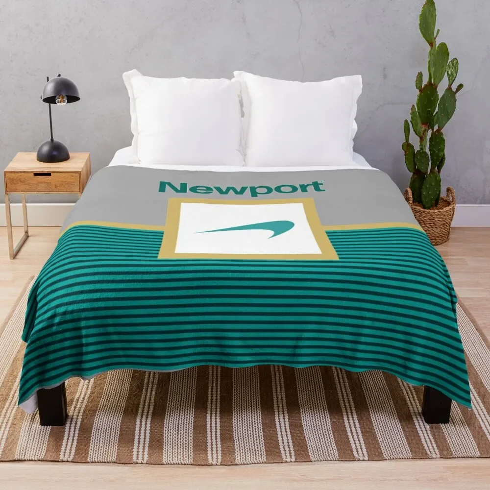 

Newport Cigarettes Classic Throw Blanket Camping Blankets For Bed Luxury Throw Soft Plaid Blankets