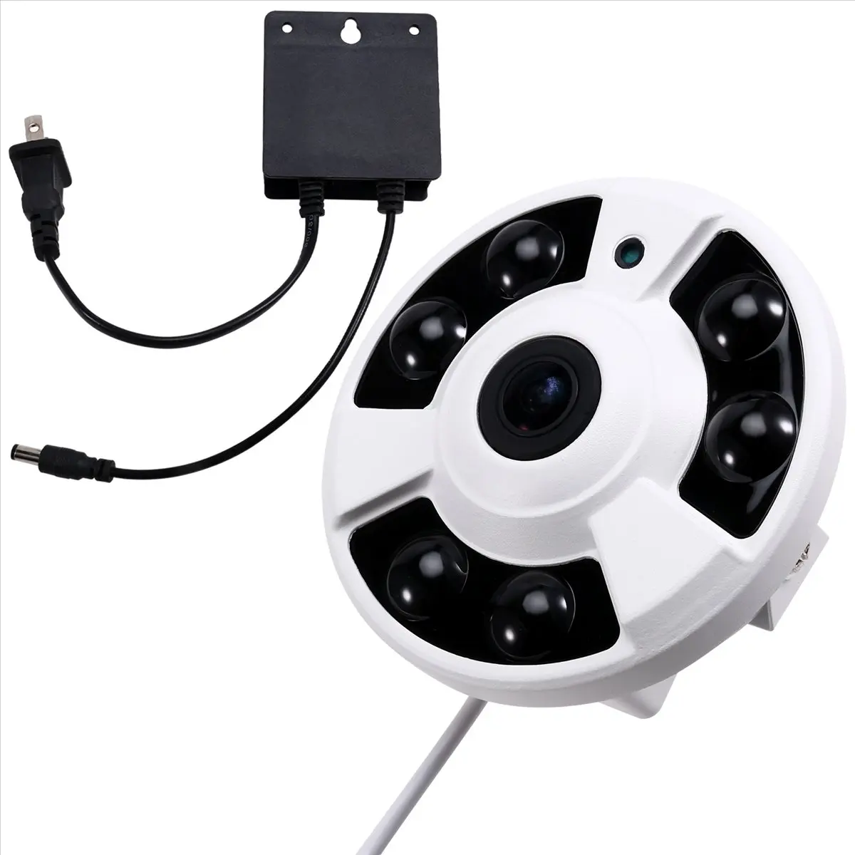 

*A14E 5MP Wi-Fi камера объектив «рыбий глаз» панорамная камера аудиозапись обнаружения движения американская вилка